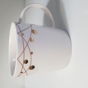 Starbucks 2012 Christmas Gold Balls Coffee Mug New Bone China